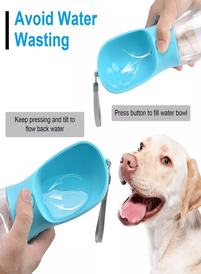 Evona Dog Travel Water Bottle, Dog Water Bottle Dispenser, 2 in 1 Pet Drinking Cup with Food Container for Pet Dog Cat Outdoor Walking Hiking - Image 3